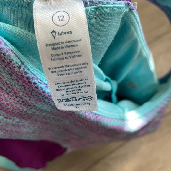 Ivivva by Lululemon Sz 12 Racerback Tank Top Girls - Picture 5 of 6